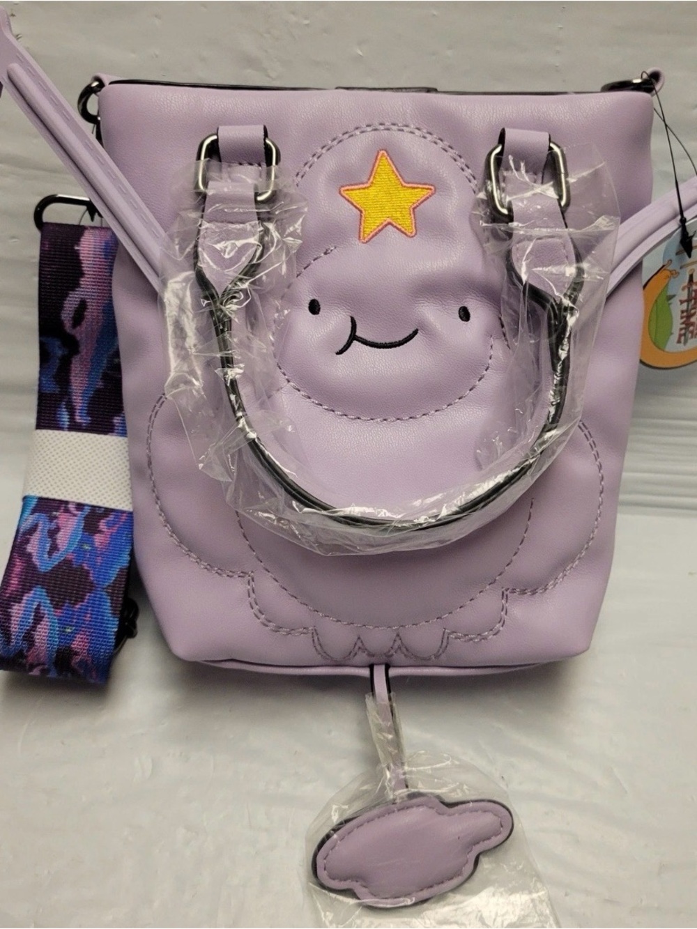 Boxlunch Adventure Time Space Princess Lumpy Purse Handbag Crossbody Mini Tote